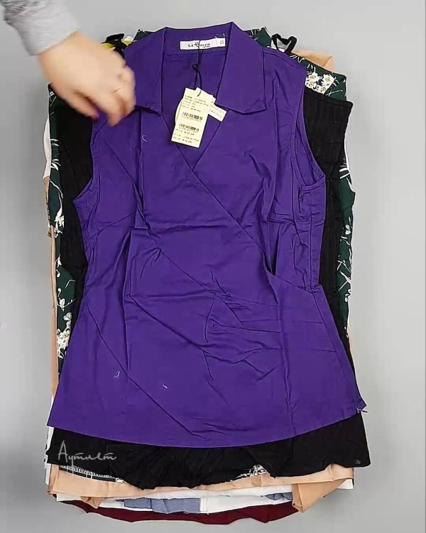 Фотография  816 - Блузки Корея#20 шт, ЛОТ №5621 оптом в Чебоксарах и Чувашской Республике