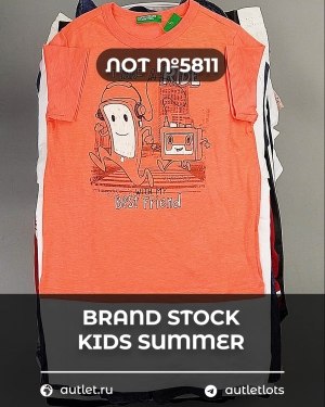 Купить BRAND STOCK Kids Summer#10 кг, ЛОТ №5811 оптом в Чебоксарах и Чувашской Республике