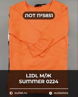 Купить LIDL Summer м/ж 022024#14 кг, ЛОТ №5851 оптом в Чебоксарах и Чувашской Республике