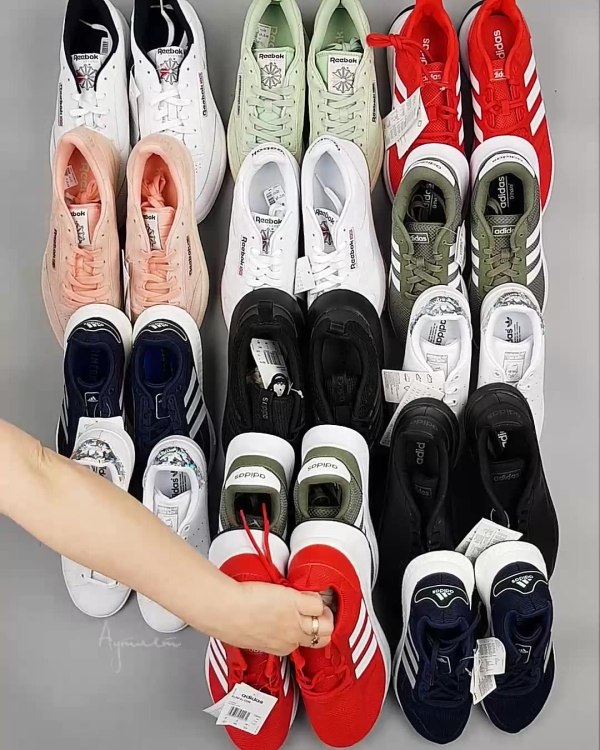 Фотография  244 - Кроссовки Adidas+Reebok#15 шт, ЛОТ №6145 оптом в Чебоксарах и Чувашской Республике
