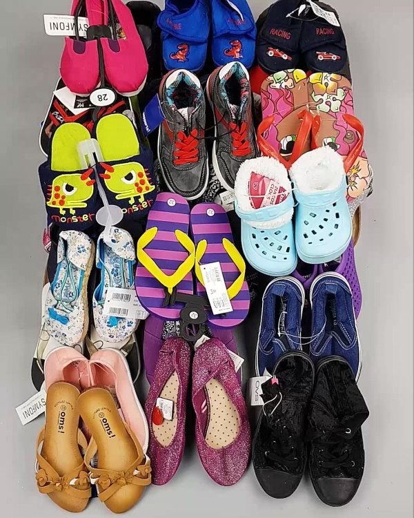 Фотография  598 - Обувь детская СТОК Summer#7,85 кг, ЛОТ №6196 оптом в Чебоксарах и Чувашской Республике