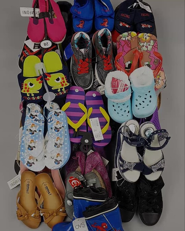 Фотография  557 - Обувь детская СТОК Summer#7,85 кг, ЛОТ №6196 оптом в Чебоксарах и Чувашской Республике