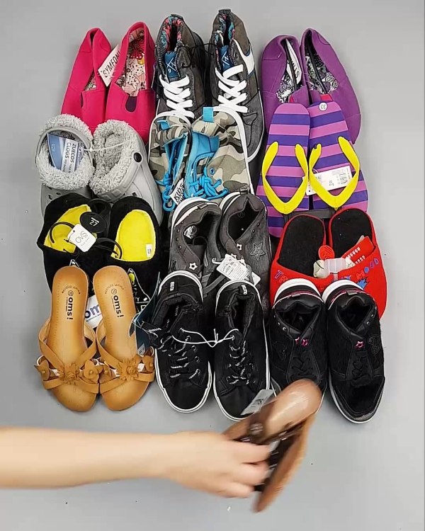 Фотография  596 - Обувь детская СТОК Summer#6,3 кг, ЛОТ №6198 оптом в Чебоксарах и Чувашской Республике