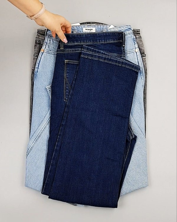 Фотография  304 - Джинсы WRANGLER м/ж#8,1 кг, ЛОТ №7011 оптом в Чебоксарах и Чувашской Республике