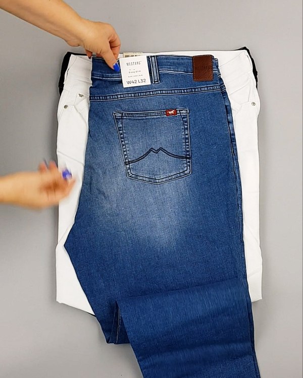 Фотография  170 - Джинсы MUSTANG м/ж#5 кг, ЛОТ №6957 оптом в Чебоксарах и Чувашской Республике