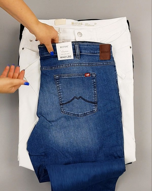 Фотография  157 - Джинсы MUSTANG м/ж#5 кг, ЛОТ №6961 оптом в Чебоксарах и Чувашской Республике