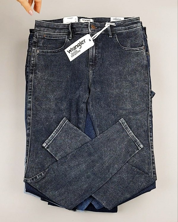 Фотография  866 - Джинсы WRANGLER м/ж#8,1 кг, ЛОТ №7011 оптом в Чебоксарах и Чувашской Республике