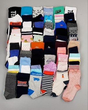 Купить Носки дети СТОК лето#5 кг, ЛОТ №6993 оптом в Чебоксарах и Чувашской Республике