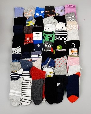 Купить Носки дети СТОК зима#5 кг, ЛОТ №6989 оптом в Чебоксарах и Чувашской Республике