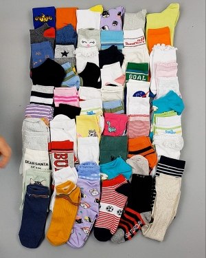 Купить Носки дети СТОК лето#5 кг, ЛОТ №6992 оптом в Чебоксарах и Чувашской Республике