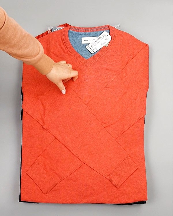 Фотография  524 - Джемпера легкие мужские TOM TAILOR 124#8,35 кг, ЛОТ №7605 оптом в Чебоксарах и Чувашской Республике