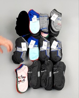 Фотография  208 - Носки дети лето CAN 084#5 кг, ЛОТ №8001 оптом в Чебоксарах и Чувашской Республике