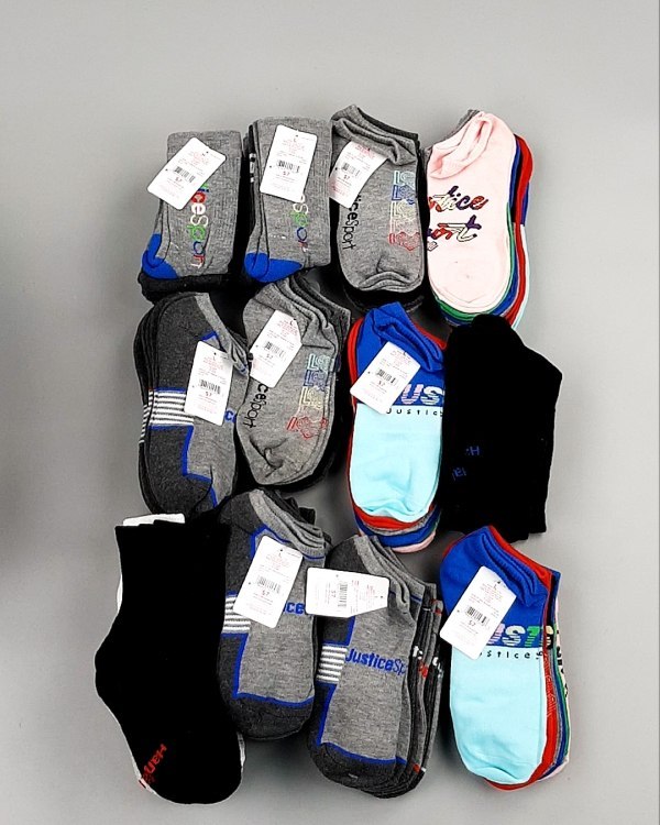 Фотография  802 - Носки дети лето CAN 084#5 кг, ЛОТ №8000 оптом в Чебоксарах и Чувашской Республике