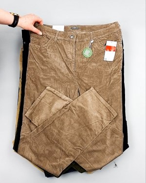 Фотография  276 - Брюки вельветовые м/ж C&A 025#10 кг, ЛОТ №7902 оптом в Чебоксарах и Чувашской Республике