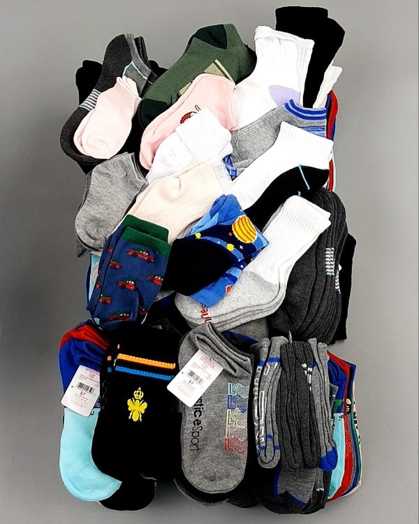 Фотография  902 - Носки дети лето CAN 084#5 кг, ЛОТ №8000 оптом в Чебоксарах и Чувашской Республике