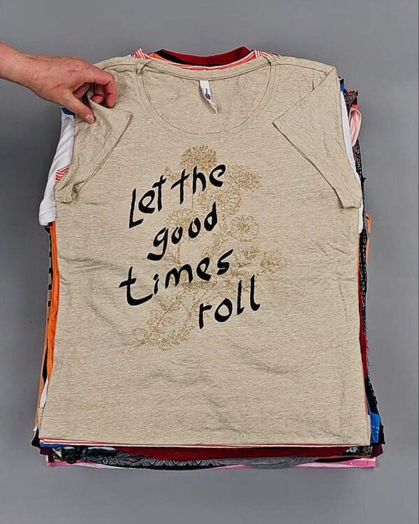 Фотография  803 - Футболки м/ж Cr+Ex#8 кг, ЛОТ № ВК0100 оптом в Чебоксарах и Чувашской Республике