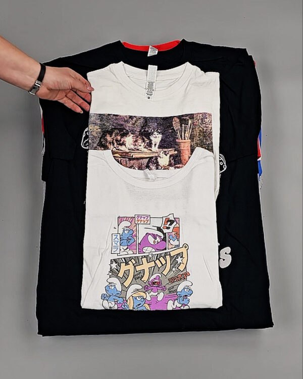 Фотография  629 - Футболки м/ж (Printed T-Shirts New)#5 кг, ЛОТ №8511 оптом в Чебоксарах и Чувашской Республике