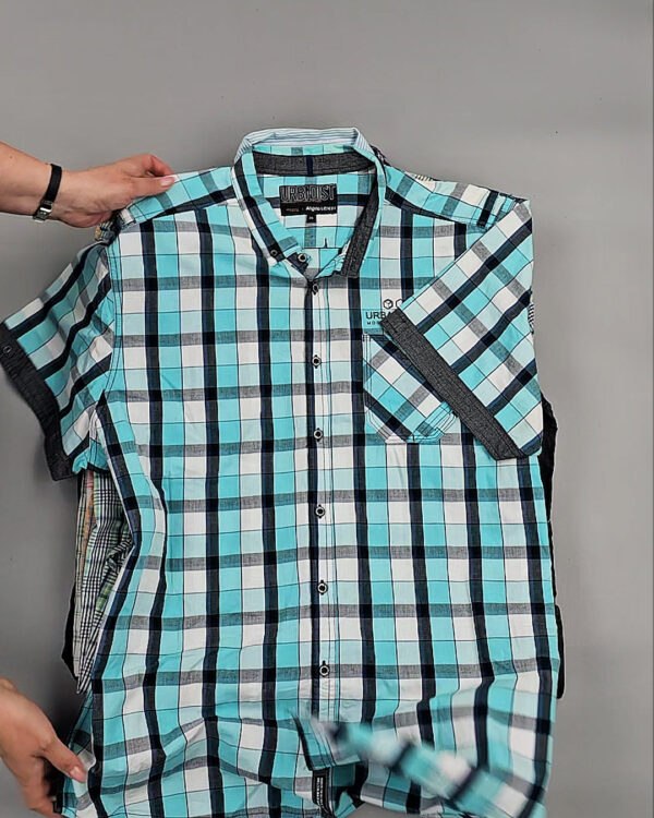 Фотография  163 - Рубашки к/р#25 кг, ЛОТ № ВК0095 оптом в Чебоксарах и Чувашской Республике