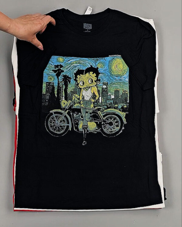 Фотография  341 - Футболки м/ж (Printed T-Shirts New)#5 кг, ЛОТ №8913 оптом в Чебоксарах и Чувашской Республике