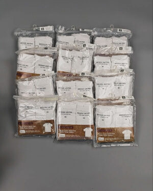 Фотография  433 - Футболка белая муж Корея 085#5 кг оптом в Чебоксарах и Чувашской Республике