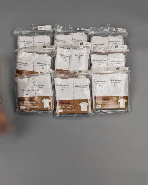 Фотография  245 - Футболка белая муж Корея 085#5 кг оптом в Чебоксарах и Чувашской Республике