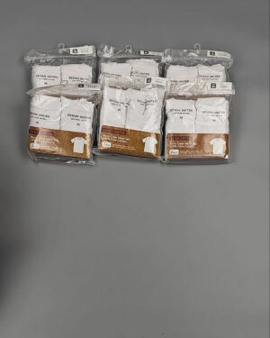 Фотография  413 - Футболка белая муж Корея 085#5 кг оптом в Чебоксарах и Чувашской Республике