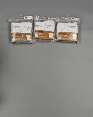 Фотография  854 - Футболка белая муж Корея 085#5 кг оптом в Чебоксарах и Чувашской Республике